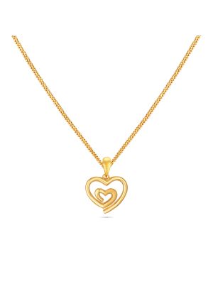 Gold Heart Pendant-hover