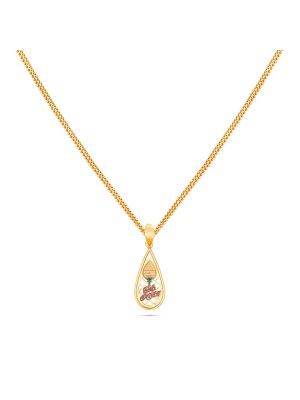 Divine Om Gold Pendant-hover