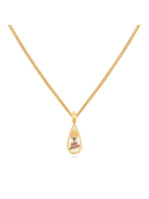 Divine Om Gold Pendant-hover