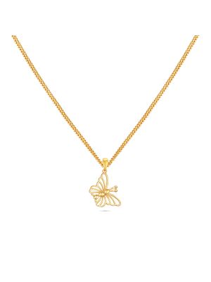 Butterfly Gold Pendant-hover
