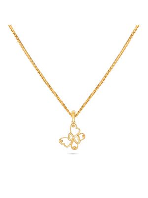 Butterfly Gold Pendant-hover