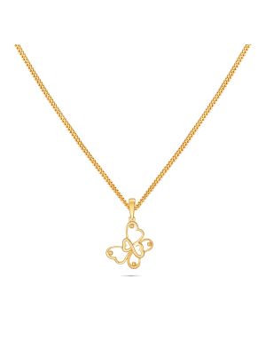 Butterfly Gold Pendant-hover