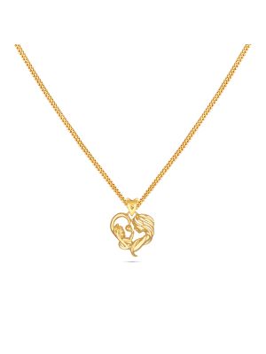 Charming Mother Child Heart Pendant-hover