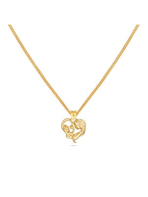 Charming Mother Child Heart Pendant-hover
