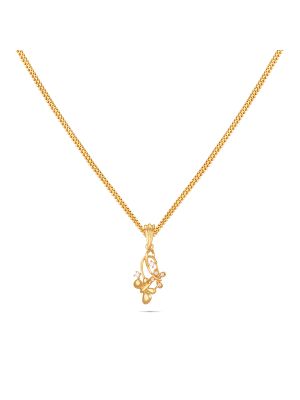 Butterfly Gold Pendant-hover