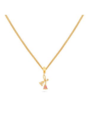 Flower Gold Pendant-hover