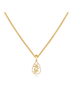 Butterfly Gold Pendant-hover
