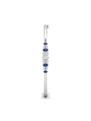 Classic Silver Marquise Sapphire Gadi-hover