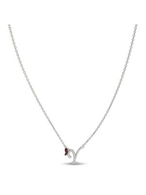Luxury Silver Letter Necklace for Women-hover