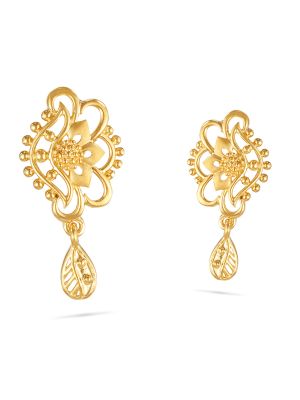 Simple And Elegant Gold Earring-hover