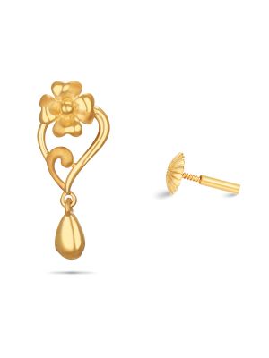 Impressive Flower Design Earring-hover