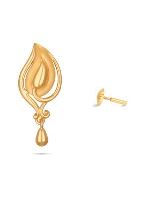 Gold Leaf Earring-hover