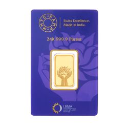 Lotus 24K (999.9) 8 Gms Gold  Bar