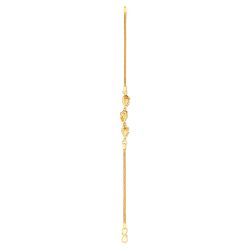 Ornate Blossom Motif Casting Bracelet