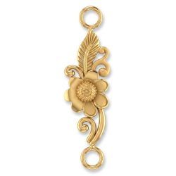 Gold Sunflower Mugappu for Thali Chain