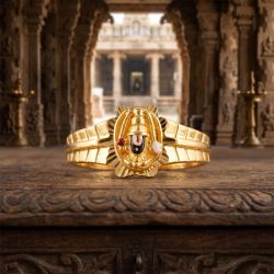 God Balaji Casting Gold Ring