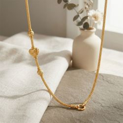 Fancy Heart Combini Muppappu Chain