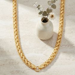 Fancy Lotus Gold Chain