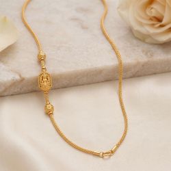 Heritage Lakshmi Shrine Side Mugappu Gold Chain