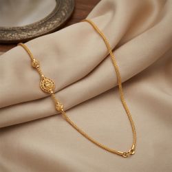 Imperial Lakshmi Mugappu Gold Chain