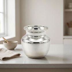 Traditional Polished Silver Chembu