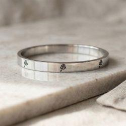 Spritual Polish Om Silver Gadi