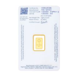 Lotus 24K (999.9) 1 Gm Gold  Bar-hover