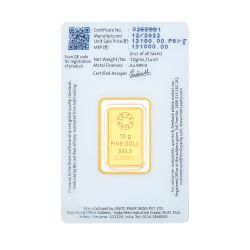 Lotus 24K (999.9) 10 Gms Gold  Bar-hover