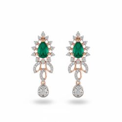 Emerald Rose Glow Diamond Drop-hover