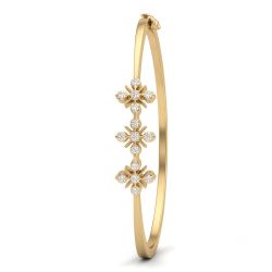 Celestia Trio Starlight Diamond Bangle-hover