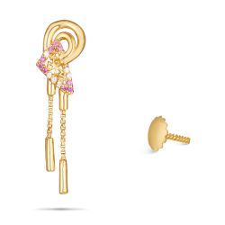 Fancy Gold Earring-hover
