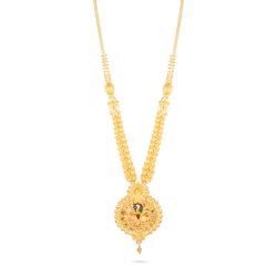 Peacock Bloom Gold Malai-hover