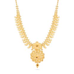 Fascinating Manga Flower Necklace-hover