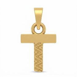 Tasteful Look Casting Gold Pendant-hover