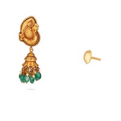 Antique Mayil Drops Earrings-hover