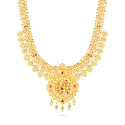 Traditional Leaf Manga Necklace-hover