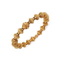 Antique Bridal Screw Bangle-hover