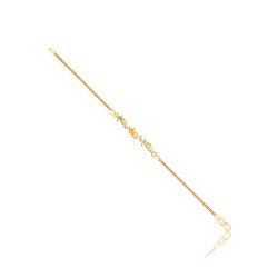 Delicate Star Charm Link Casting Bracelet-hover