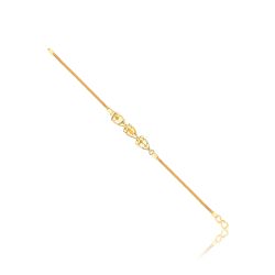 Elegant Triple Leaf Casting Bracelet-hover