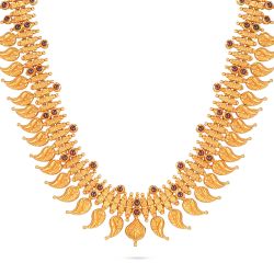 Alluring Antique Lakshmi Necklace-hover