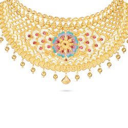 Elegant Bridal Choker Necklace-hover