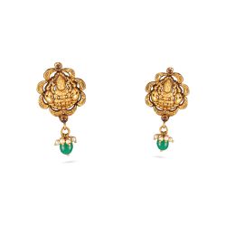 Antique Lakshmi Drop Earring-hover