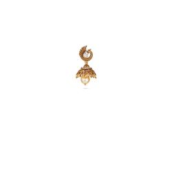 Elegant Mayil Motif Jhumka Earring-hover