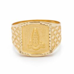 Lord Tirupati Signet Boltv Ring-hover