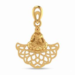 Lotus Carpet Lakshmi Casting Gold Dollar-hover