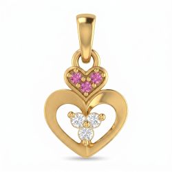 Kutties Nested Heart Casting Gold Dollar-hover