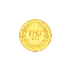 1 Gram 22 Carat Meenkashi Amman Gold Coin-hover
