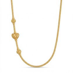 Fancy Heart Combini Muppappu Chain-hover