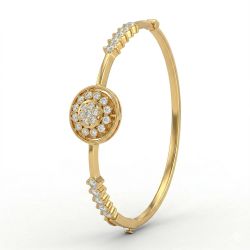 Modern Halo Stones Gold Ghadi-hover