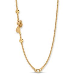 Classic Mayil Vel Mugappu Gold Chain-hover
